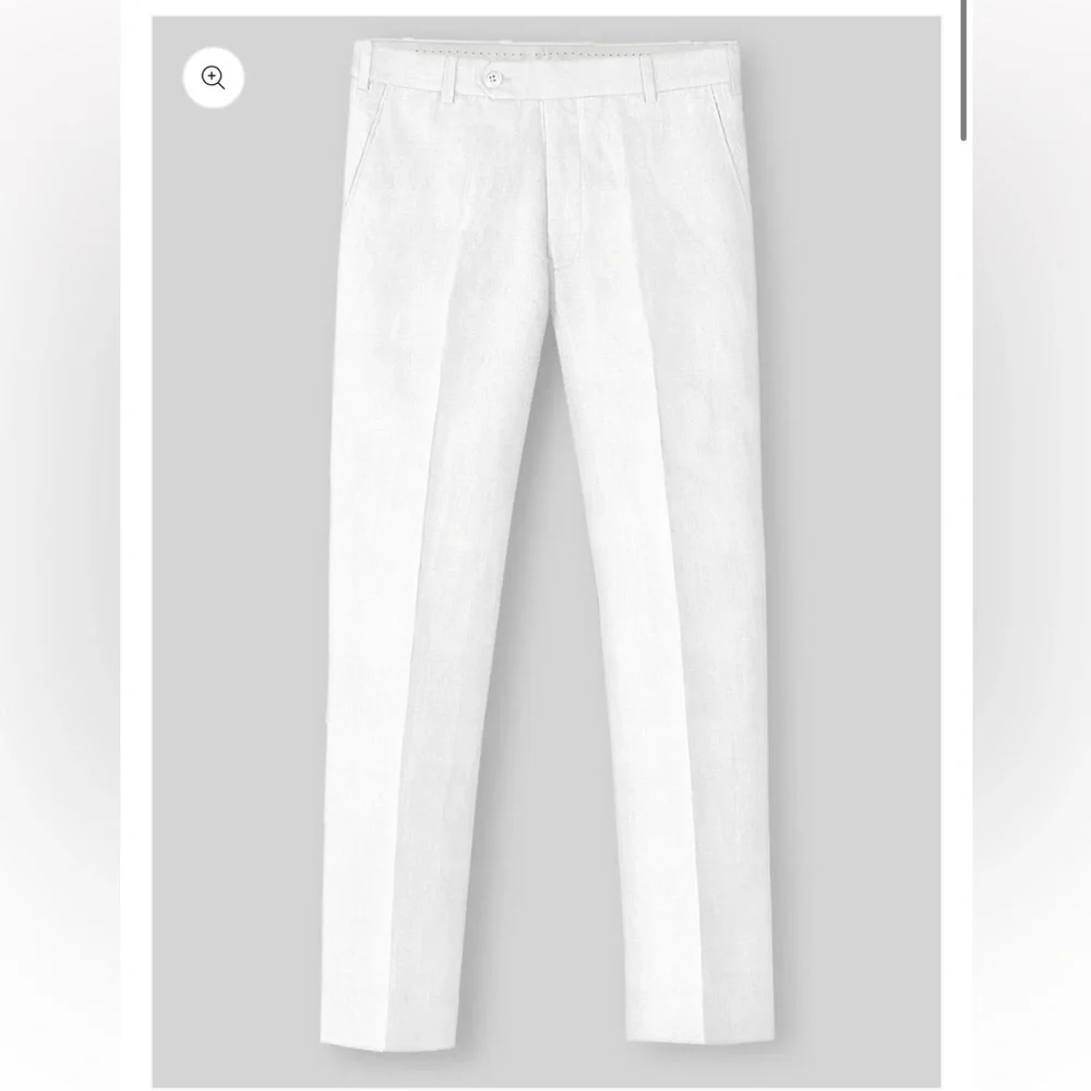 Studiosuits White Linen Pants